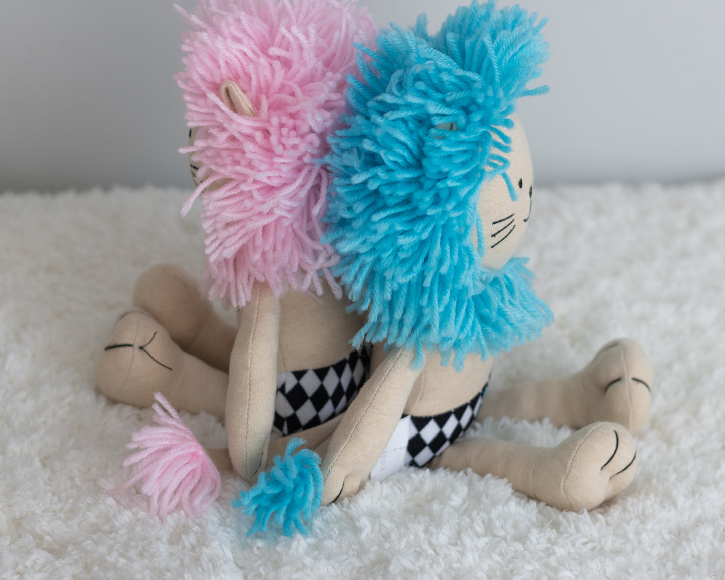 LAVANDULA KID LION PLUSHY IN BLUE